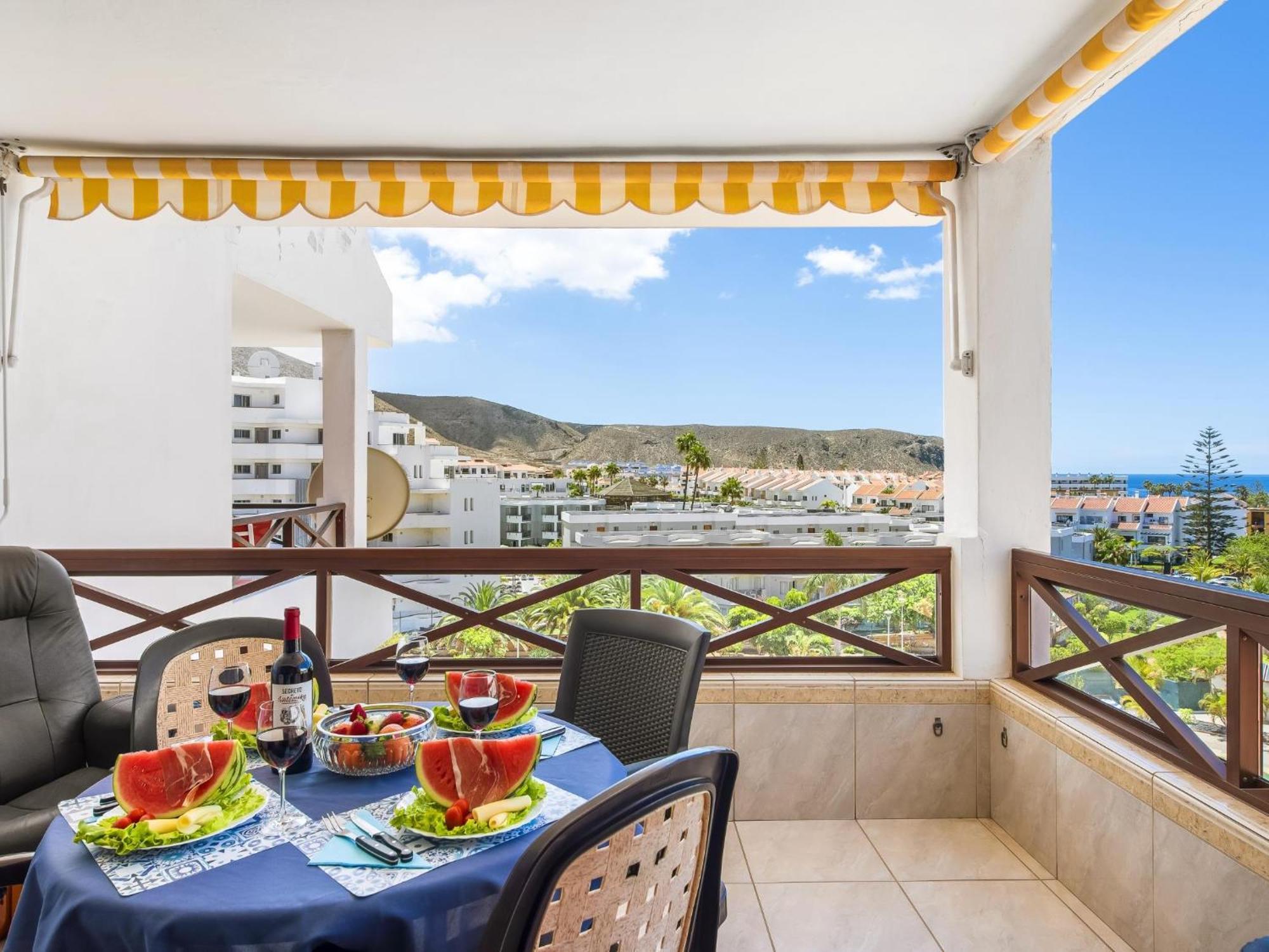 228 Chic Studio 'San Marino' Spectacular Terrace Los Cristianos  Luaran gambar